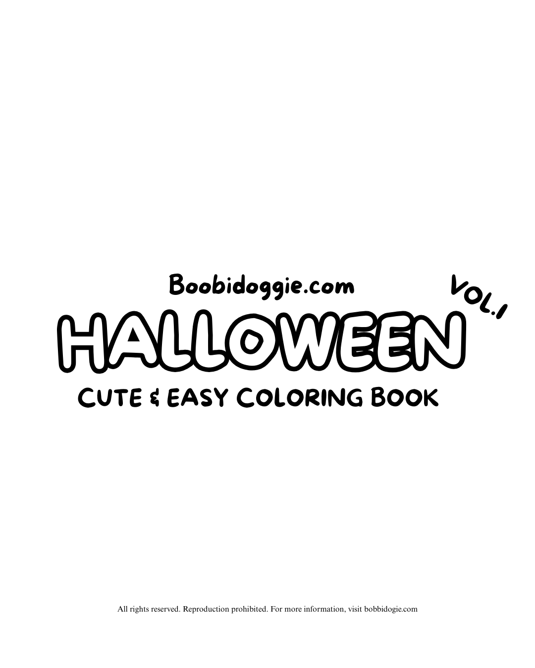 Halloween Coloring Book - Vol.I - Image 2
