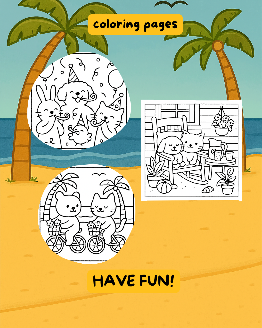 Summer Coloring Book - Vol.I - Image 5